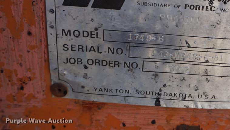 image for item DD6477 1979 Kolberg 1748-6 pug mill