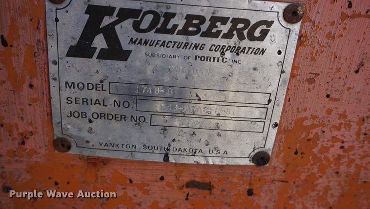 image for item DD6477 1979 Kolberg 1748-6 pug mill