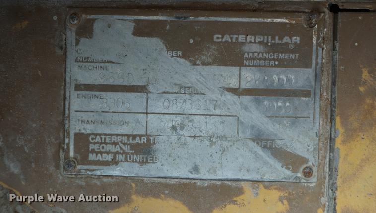 image for item DD6508 1986 Caterpillar 966D wheel loader
