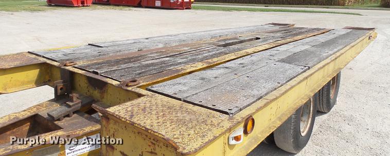 image for item DD7362 1967 Hyster HP15T tilt deck equipment trailer