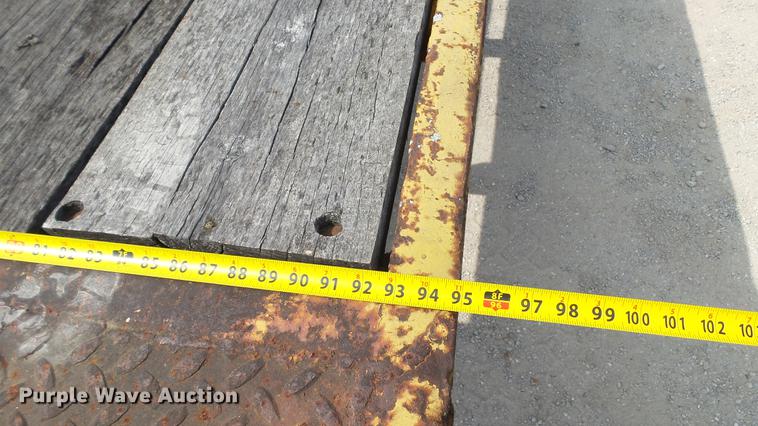 image for item DD7362 1967 Hyster HP15T tilt deck equipment trailer