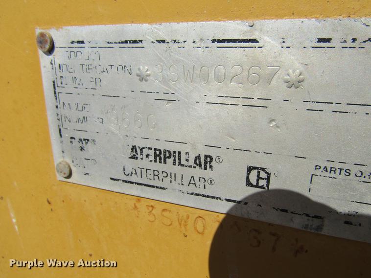 image for item DF3857 1999 Caterpillar 966G wheel loader