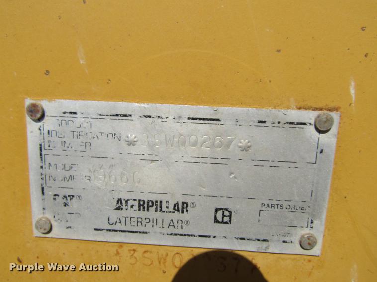image for item DF3857 1999 Caterpillar 966G wheel loader