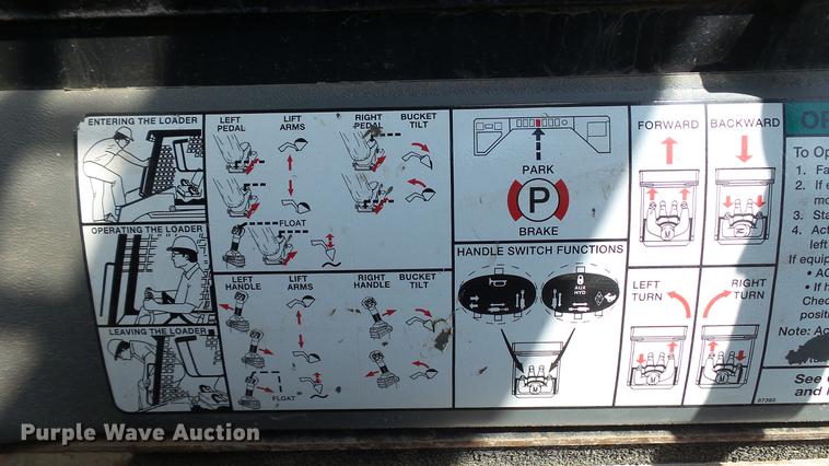 image for item DM9870 2007 Bobcat T190 skid steer