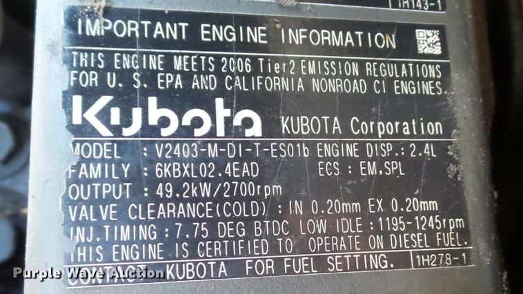 image for item DM9870 2007 Bobcat T190 skid steer