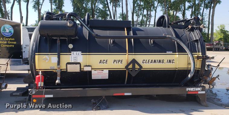 image for item EF9836 Presvac Systems vacuum truck tank