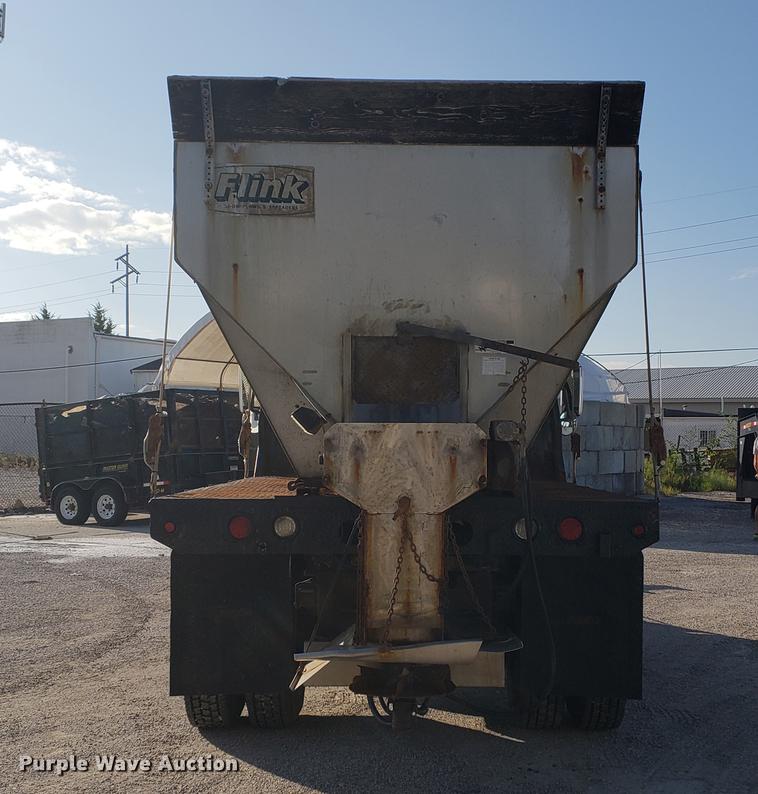 image for item EF9851 1996 International 4900 flat dump bed truck