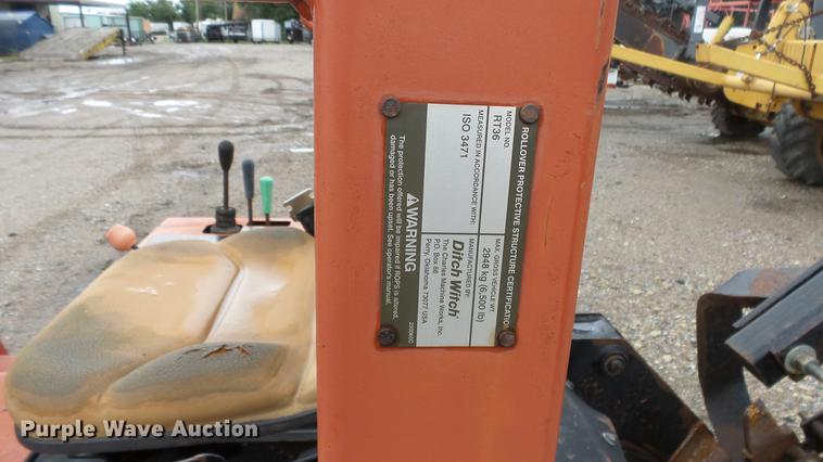image for item FE9182 2006 Ditch Witch RT36 trencher