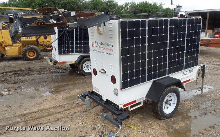 image for item FE9189 2011 Progress Solar SLT800 light plant