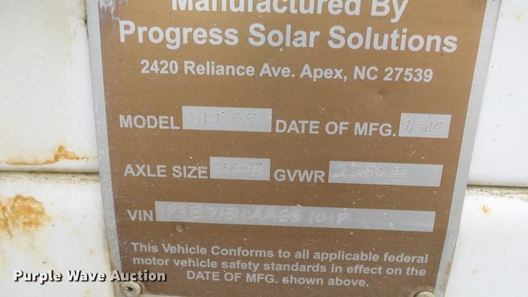 image for item FE9190 2010 Progress SLT800 light plant