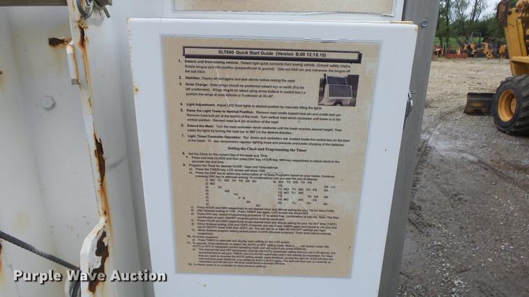 image for item FE9190 2010 Progress SLT800 light plant