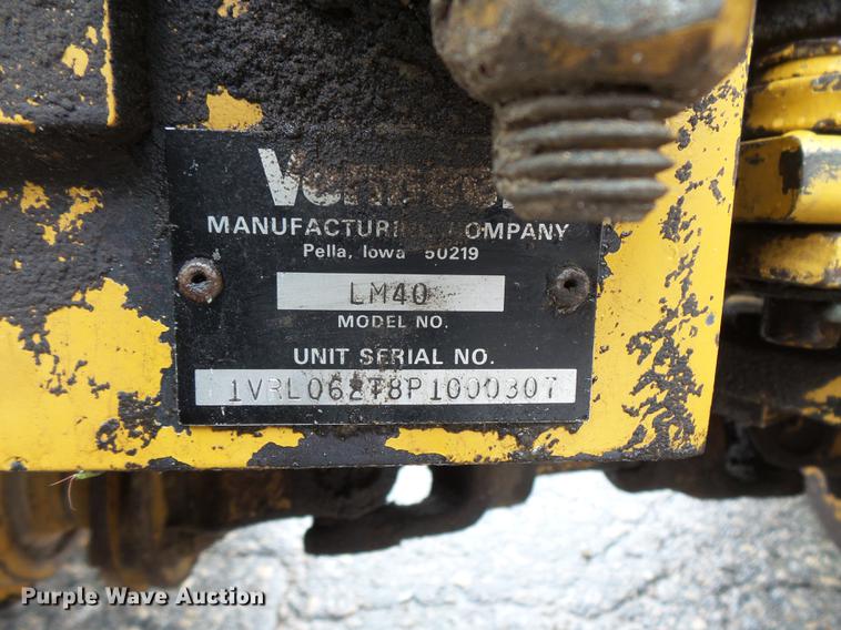 image for item FT9830 1993 Vermeer LM40 trencher