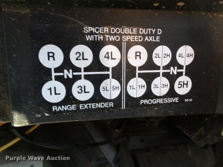 image for item L5702 1990 International 7100 flatbed truck with water tank