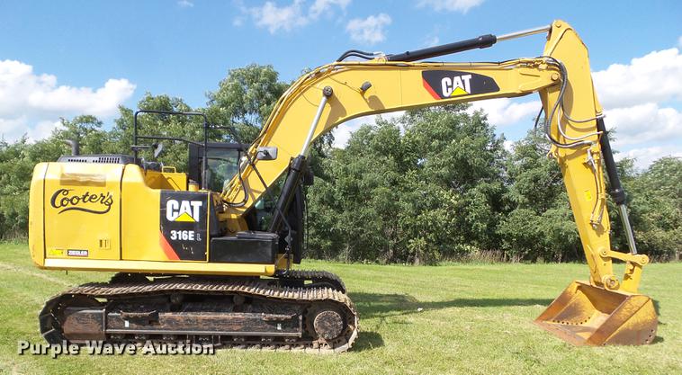 image for item L5703 2015 Caterpillar 316EL excavator