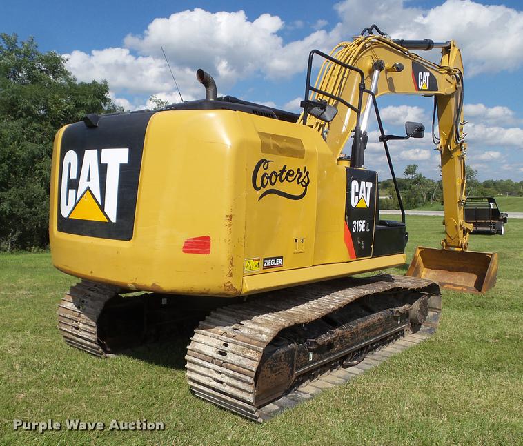 image for item L5703 2015 Caterpillar 316EL excavator