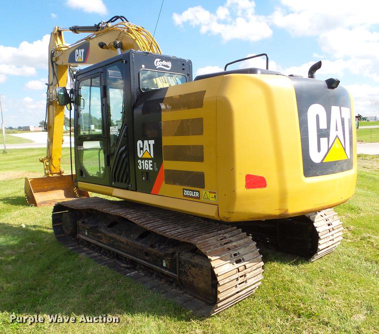 image for item L5703 2015 Caterpillar 316EL excavator