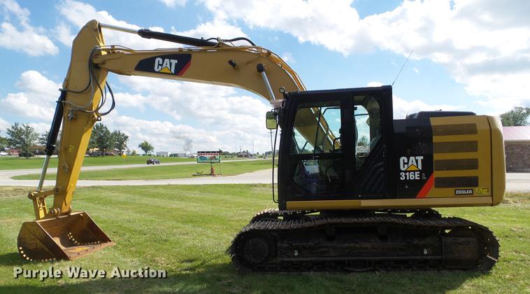 image for item L5703 2015 Caterpillar 316EL excavator