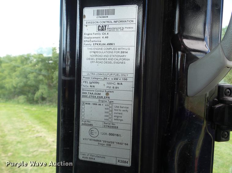 image for item L5703 2015 Caterpillar 316EL excavator