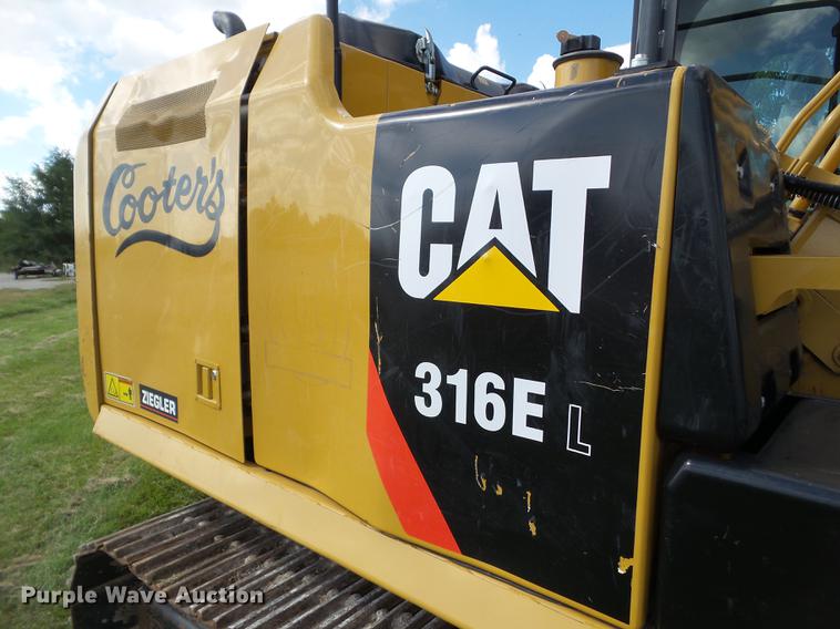 image for item L5703 2015 Caterpillar 316EL excavator