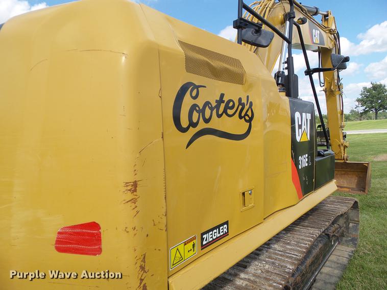 image for item L5703 2015 Caterpillar 316EL excavator