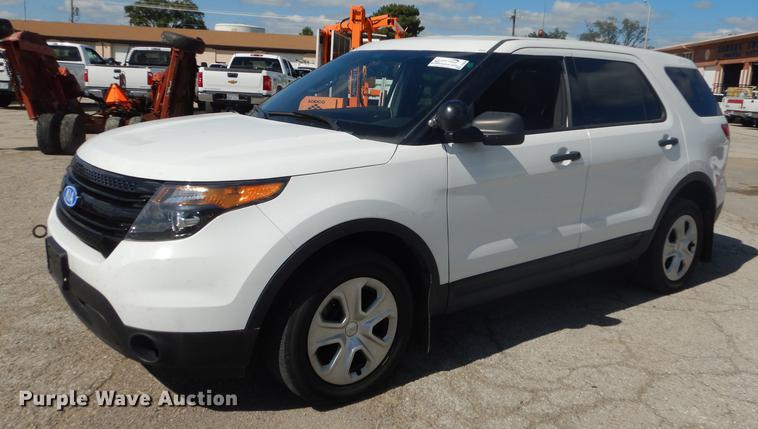 image for item DB8300 2013 Ford Explorer Police Interceptor SUV