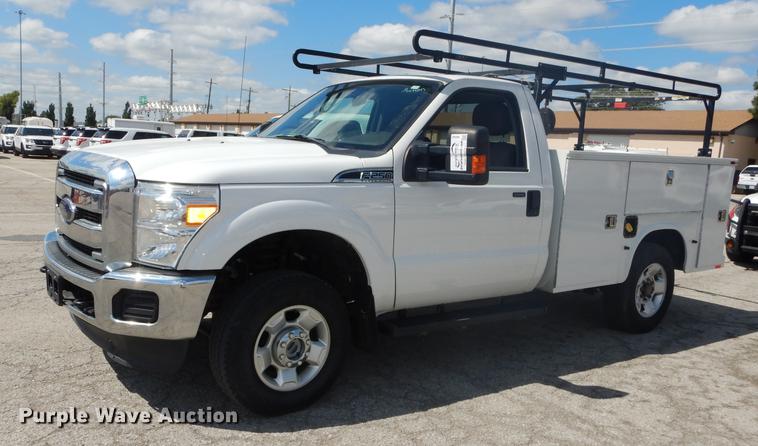 image for item DB8302 2012 Ford F250 Super Duty utility bed pickup truck