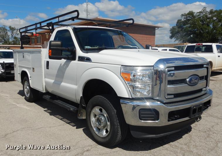 image for item DB8302 2012 Ford F250 Super Duty utility bed pickup truck