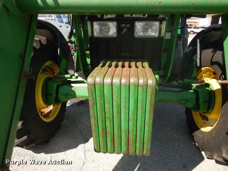 image for item DF1761 2001 John Deere 6310 MFWD tractor