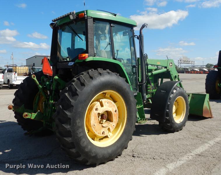 image for item DF1763 2001 John Deere 6310 MFWD tractor