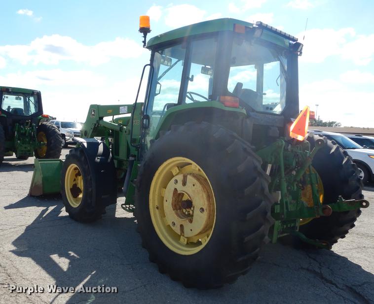 image for item DF1763 2001 John Deere 6310 MFWD tractor