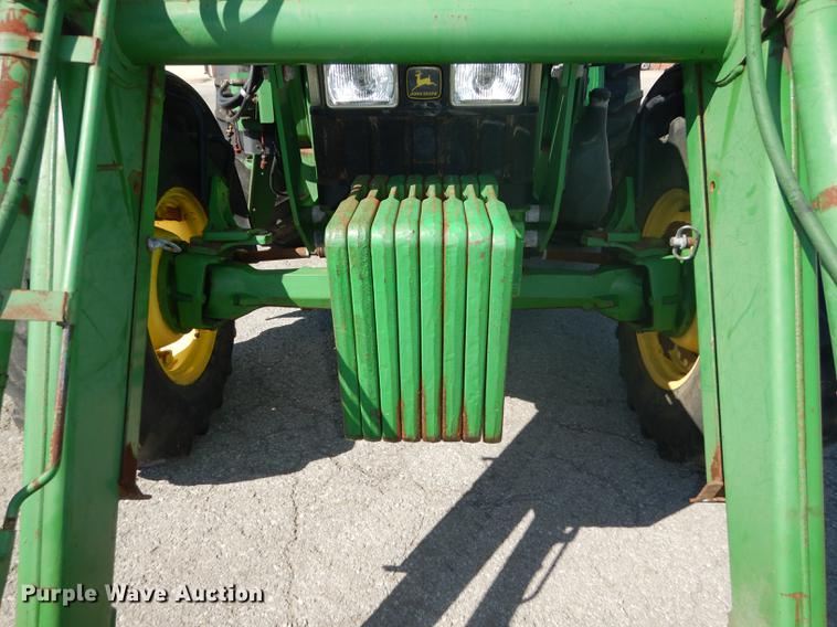 image for item DF1763 2001 John Deere 6310 MFWD tractor