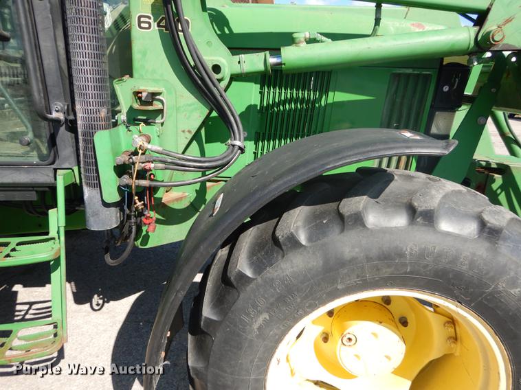 image for item DF1763 2001 John Deere 6310 MFWD tractor