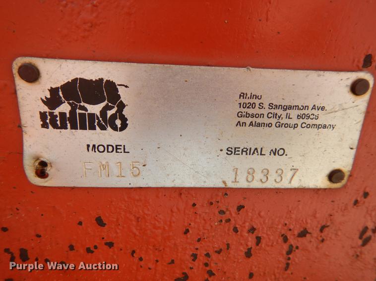 image for item DF1764 Rhino FM15 batwing rotary mower