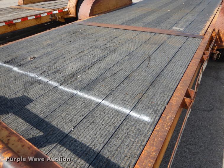 image for item DF1766 2003 shop built tilt deck trailer