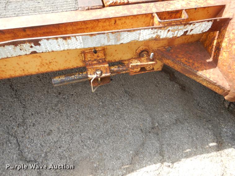 image for item DF1766 2003 shop built tilt deck trailer