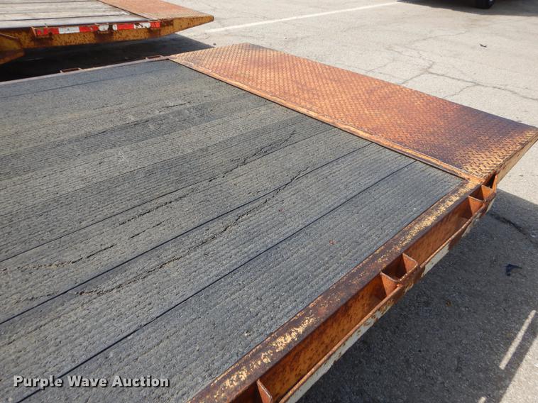 image for item DF1766 2003 shop built tilt deck trailer