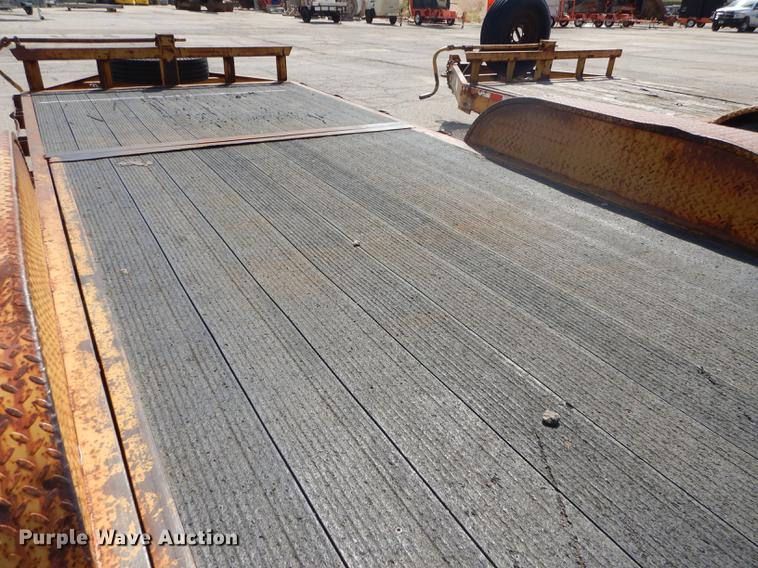 image for item DF1766 2003 shop built tilt deck trailer