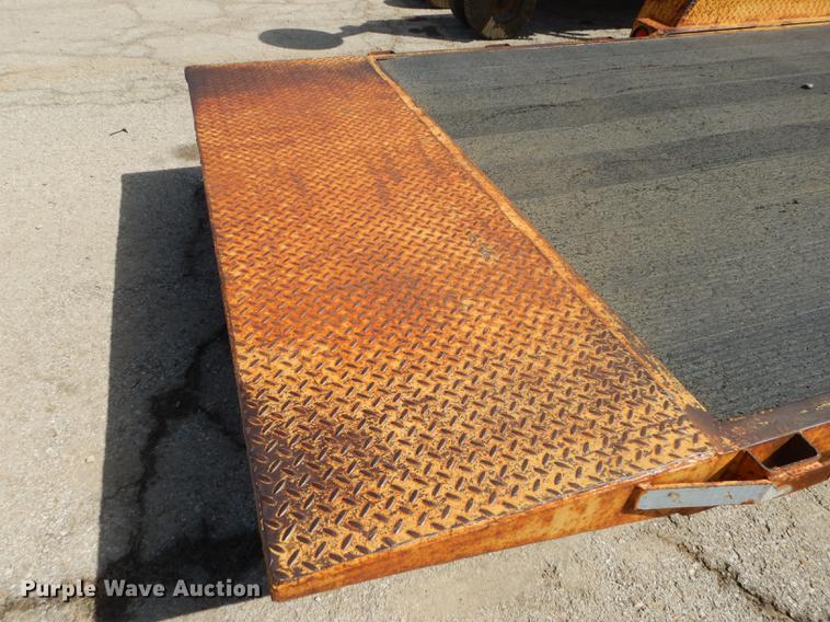 image for item DF1766 2003 shop built tilt deck trailer