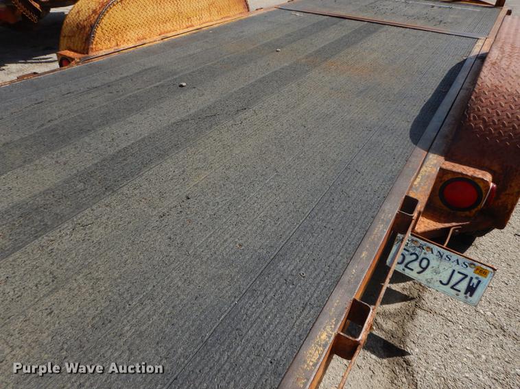 image for item DF1766 2003 shop built tilt deck trailer