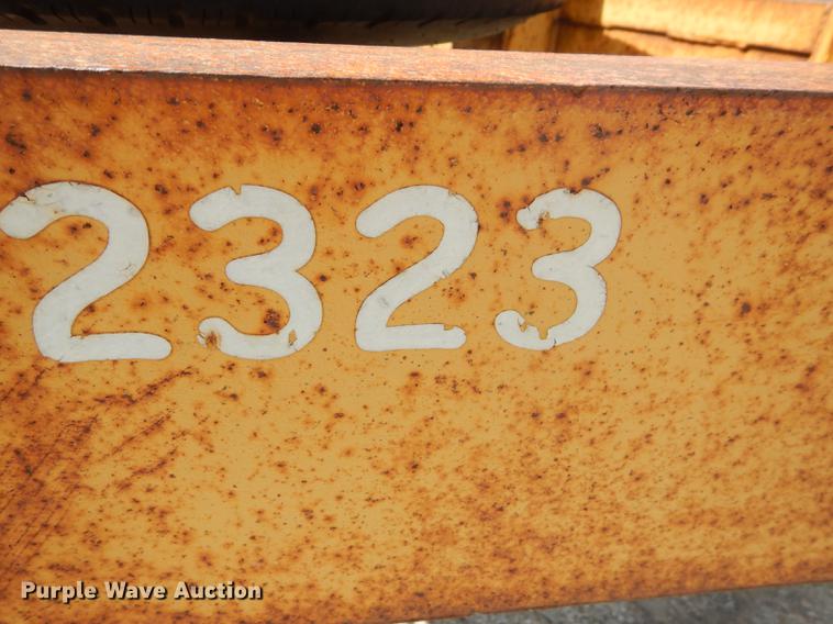 image for item DF1766 2003 shop built tilt deck trailer