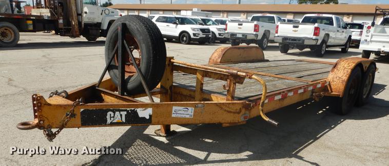 image for item DF1767 2006 shop built tilt deck trailer