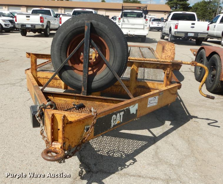image for item DF1767 2006 shop built tilt deck trailer