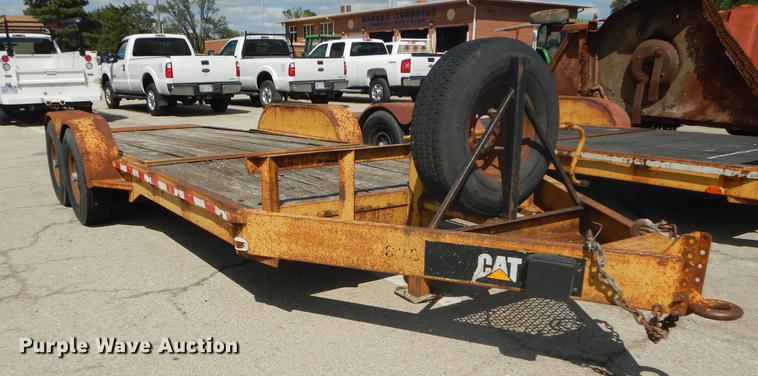 image for item DF1767 2006 shop built tilt deck trailer