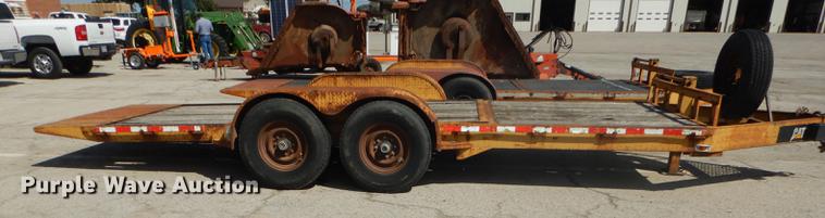 image for item DF1767 2006 shop built tilt deck trailer