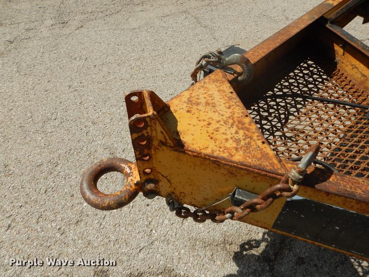 image for item DF1767 2006 shop built tilt deck trailer