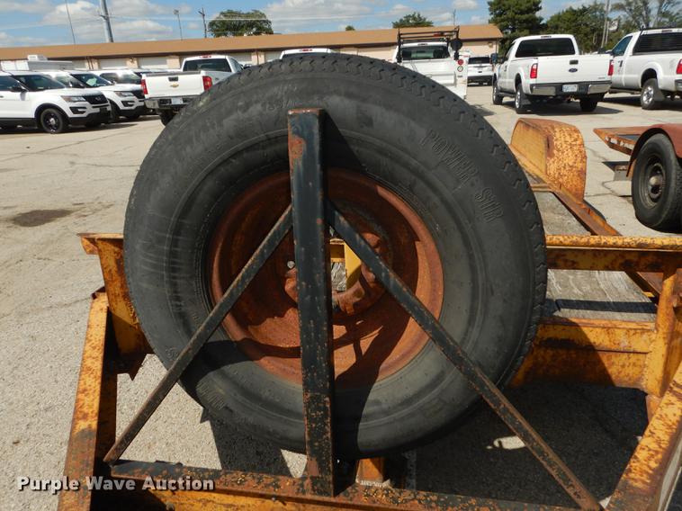 image for item DF1767 2006 shop built tilt deck trailer