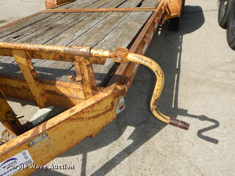 image for item DF1767 2006 shop built tilt deck trailer