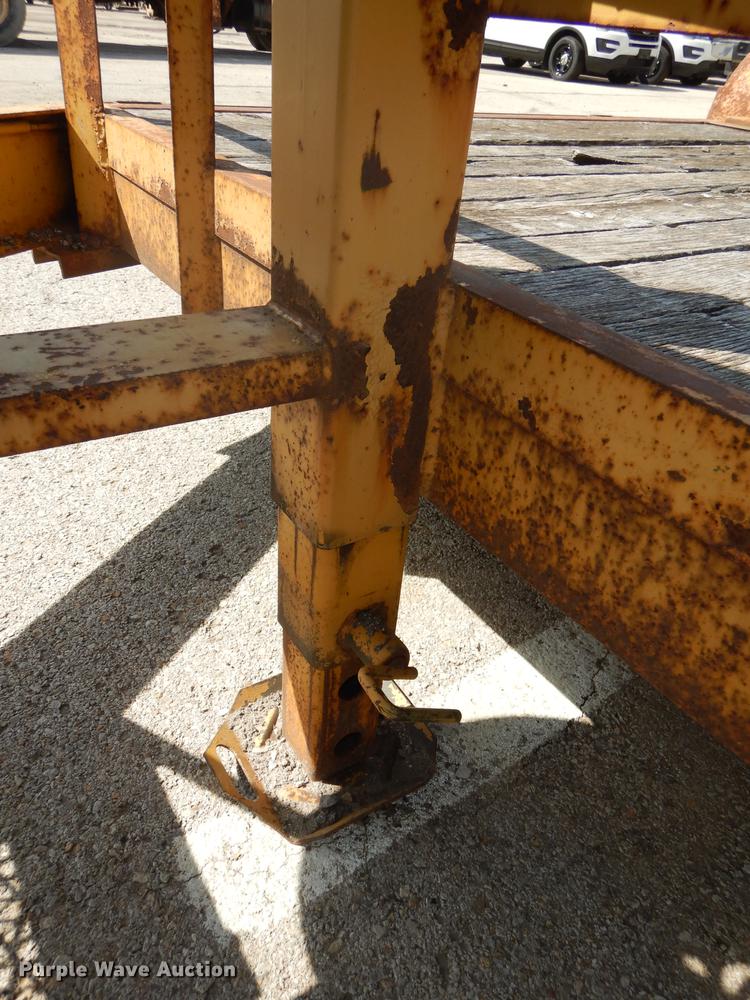 image for item DF1767 2006 shop built tilt deck trailer