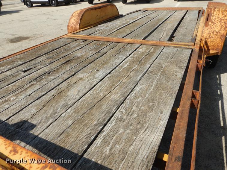 image for item DF1767 2006 shop built tilt deck trailer