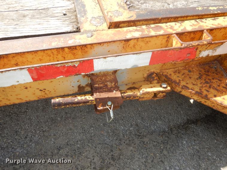 image for item DF1767 2006 shop built tilt deck trailer